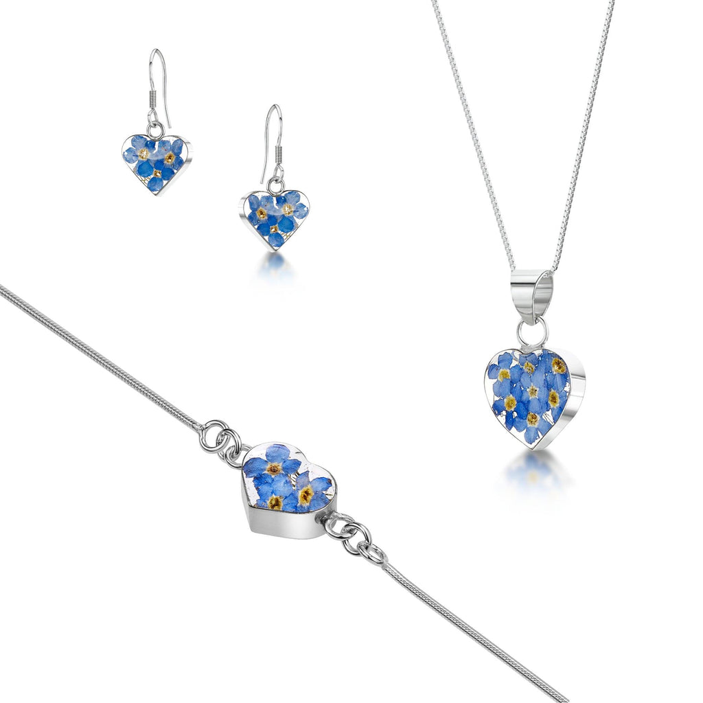 Mothers Day Set - Forget me not Hearts