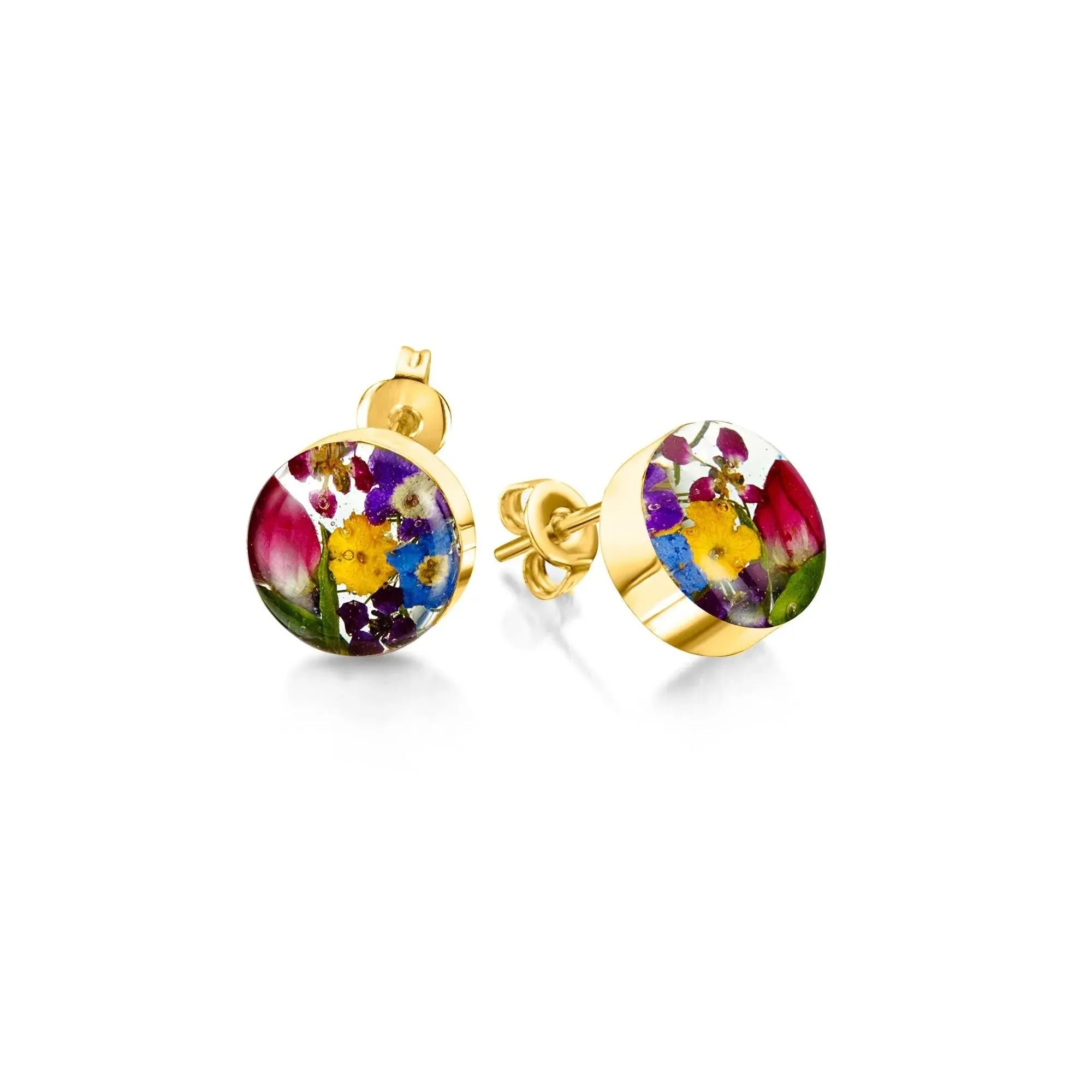 Shrieking Violet® - Orecchini a perno in argento Sterling con veri Shrieking Violet® - Orecchini a perno in argento Sterling con veri
