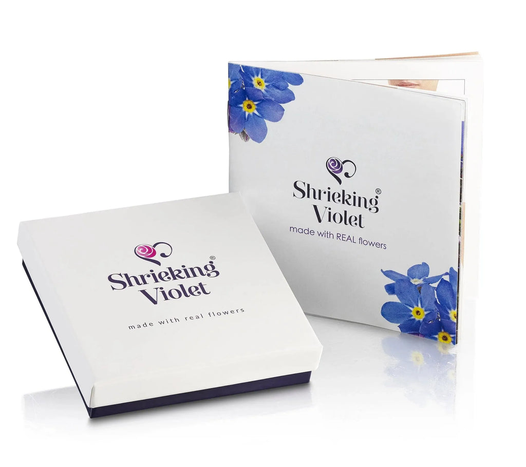 Forget-me-not ring by Shrieking Violet® Sterling silver adjustable size ring with forget me not flowers. Ideal gift for mothers day, mums birthday