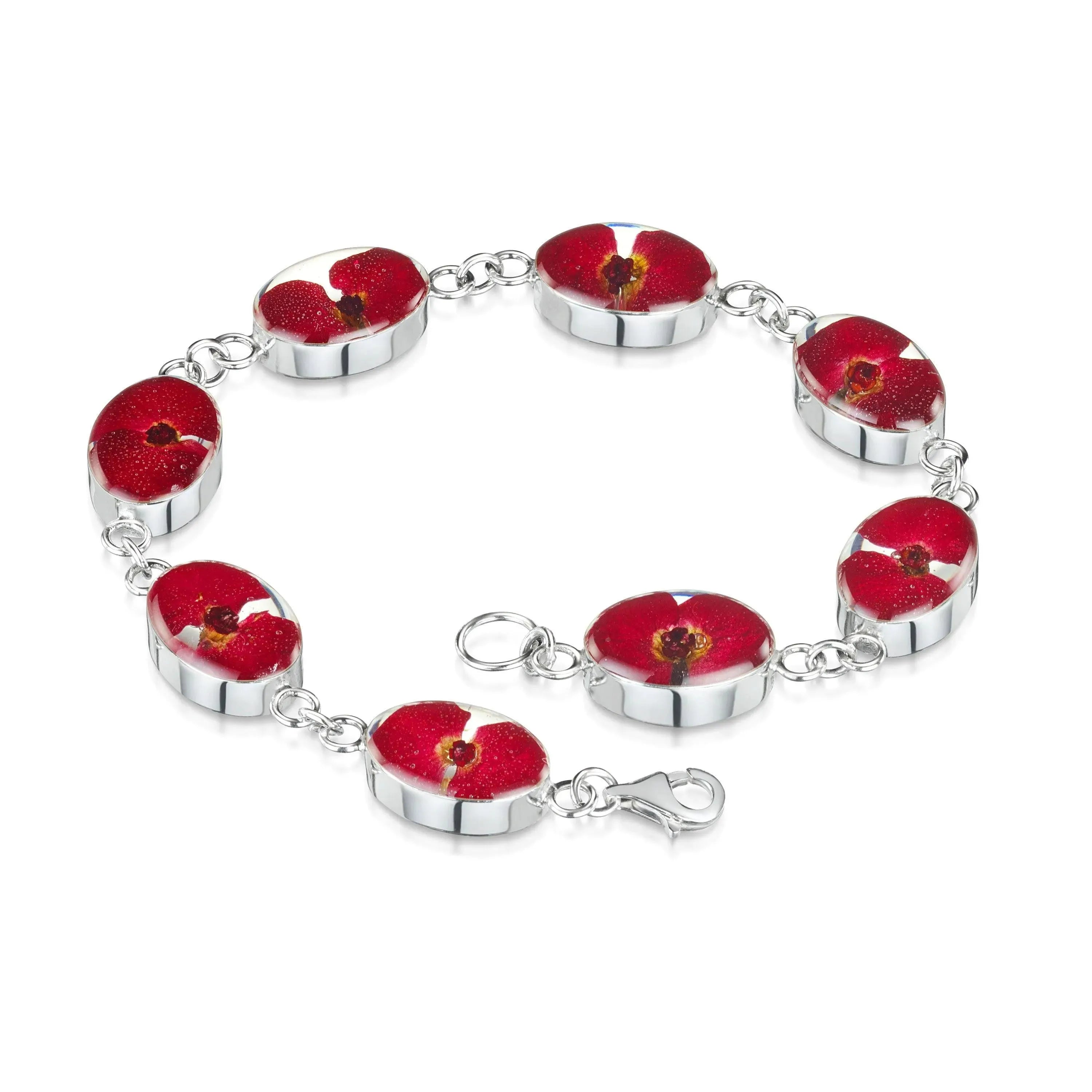 Gioielli Poppy di Shrieking Violet | Argento Sterling | Fiori Veri Gioielli Poppy di Shrieking Violet | Argento Sterling | Fiori Veri
