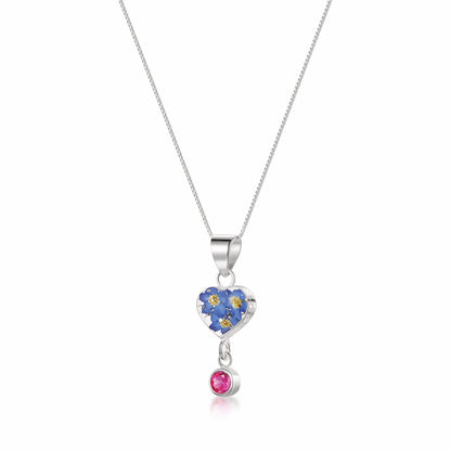 Shrieking Violet's Handmade Birthstone Necklaces: Nature's Beauty in Sterling Silver