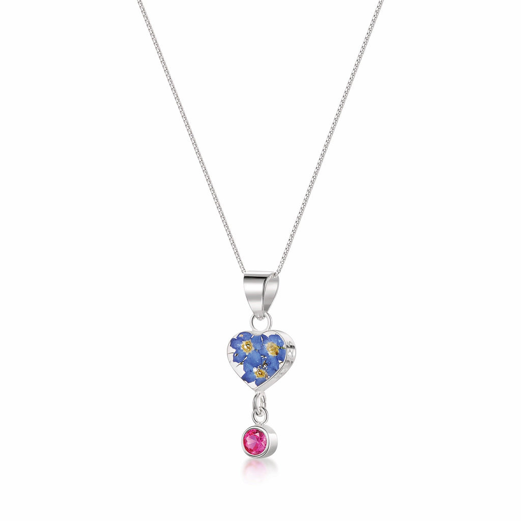 Shrieking Violet's Handmade Birthstone Necklaces: Nature's Beauty in Sterling Silver