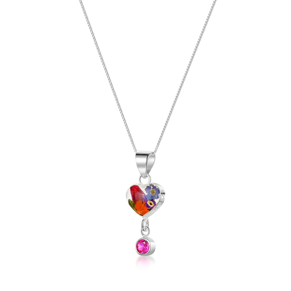 Shrieking Violet's Handmade Birthstone Necklaces: Nature's Beauty in Sterling Silver