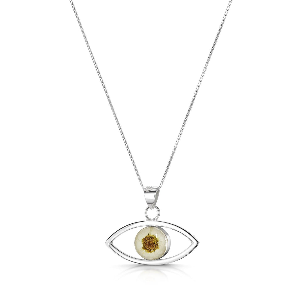 Silver Necklace - Daisy - Lucky Eye