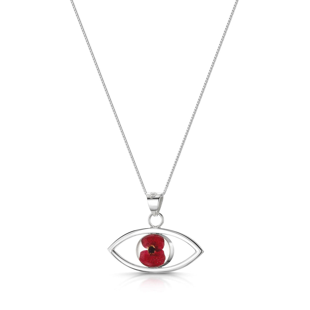 Silver Necklace - Poppy - Lucky Eye